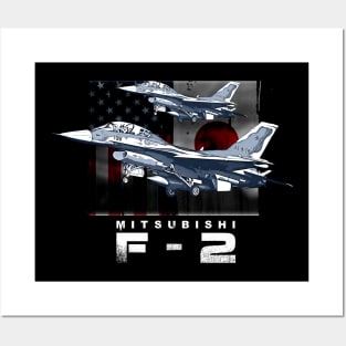 Mitsubishi F-2 Fighter jet Posters and Art